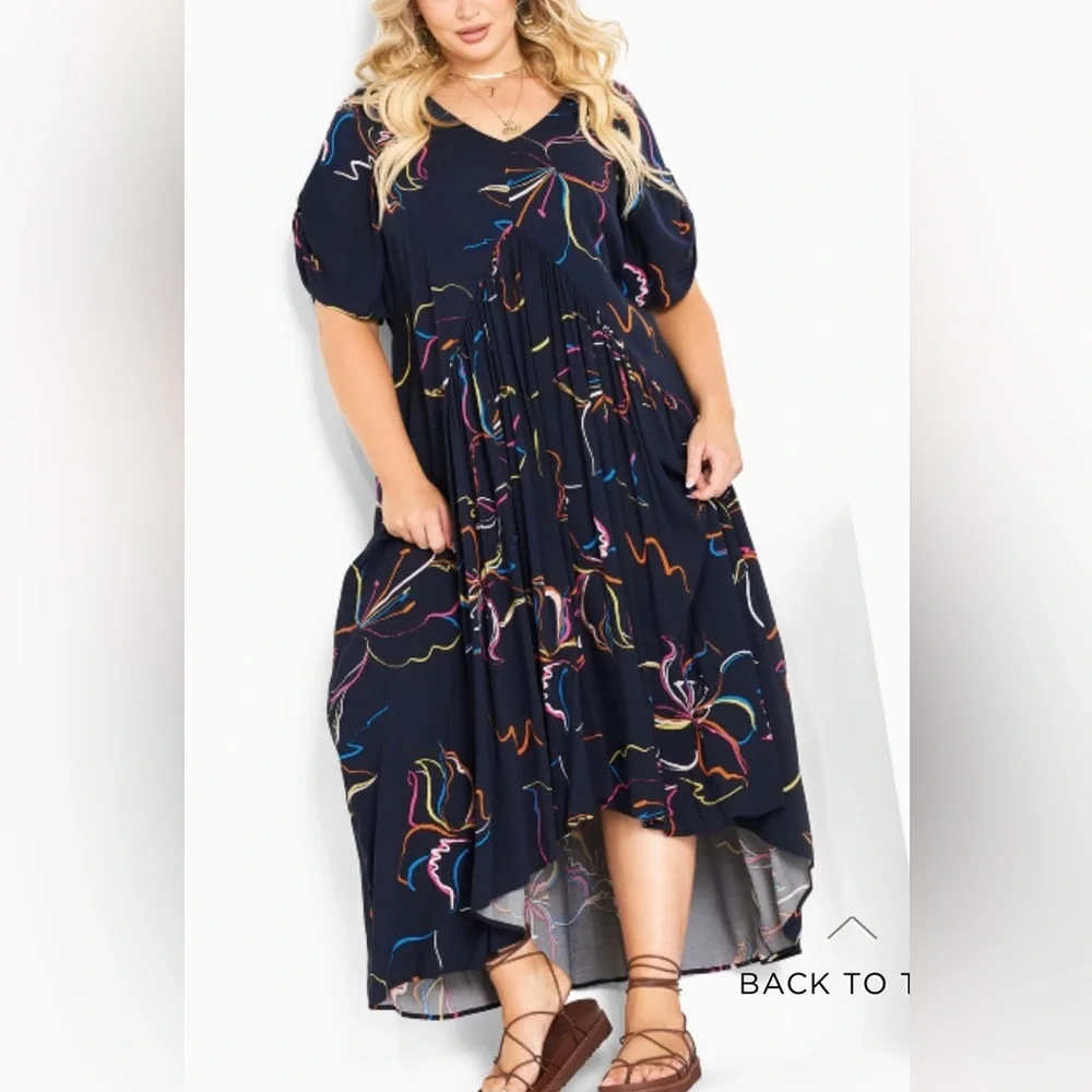 COPY - AVENUE
Val Print Dress - Picture 1 of 6